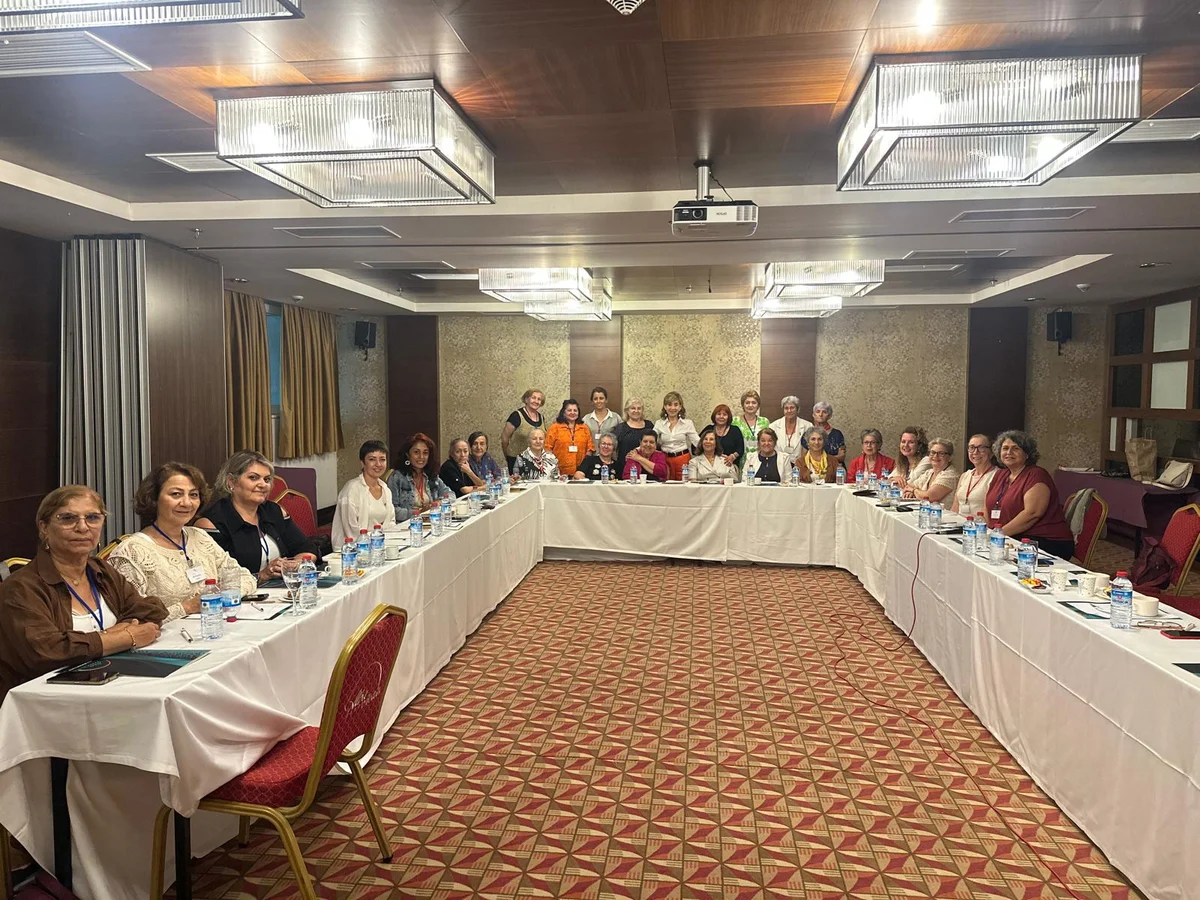Representatives of the association branches attending the training