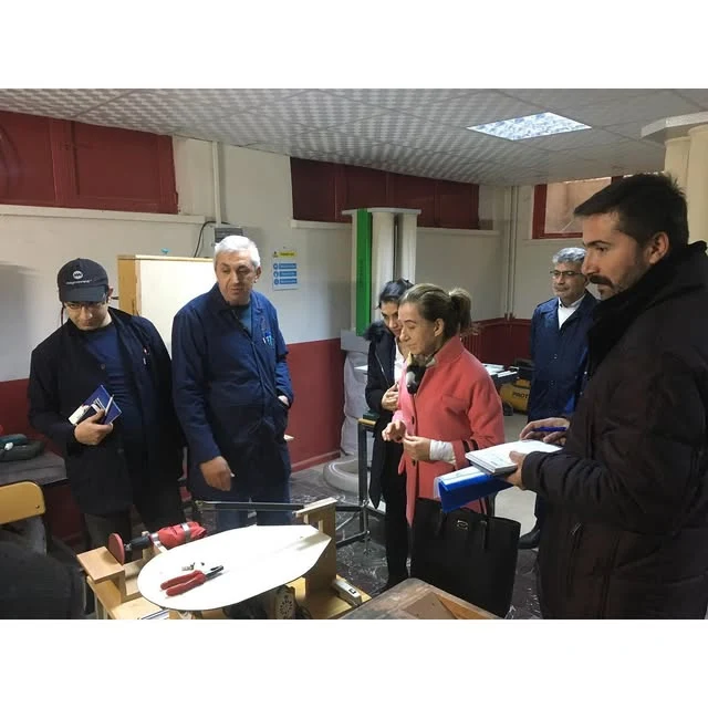 Visit to a vocational training workshop