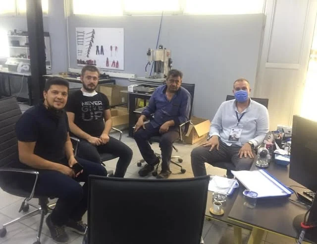 Survey with company representatives