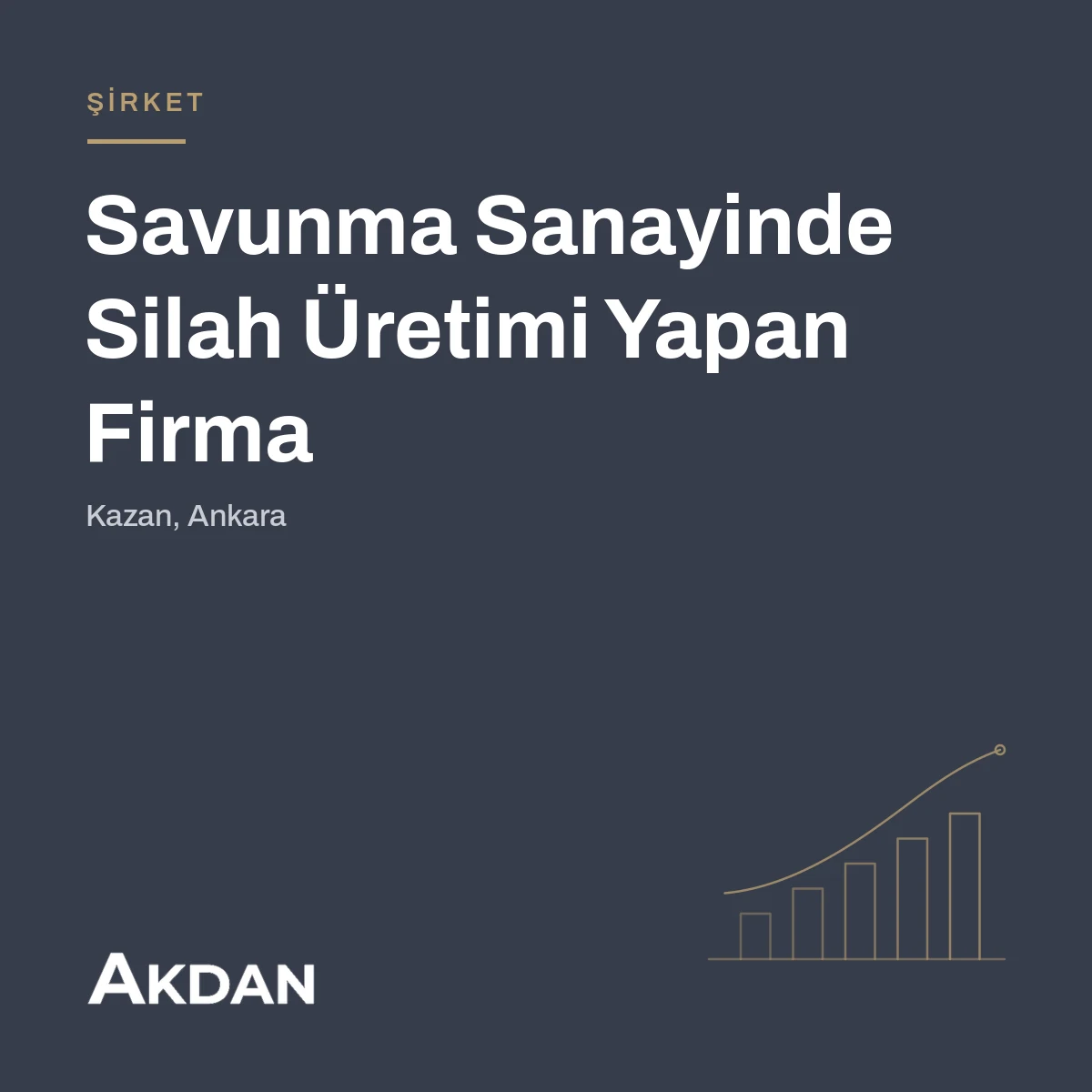 Savunma Sanayinde Silah Üretimi Yapan Firma